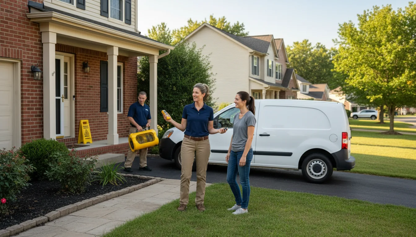 Residential water damage restoration in Minden, NV